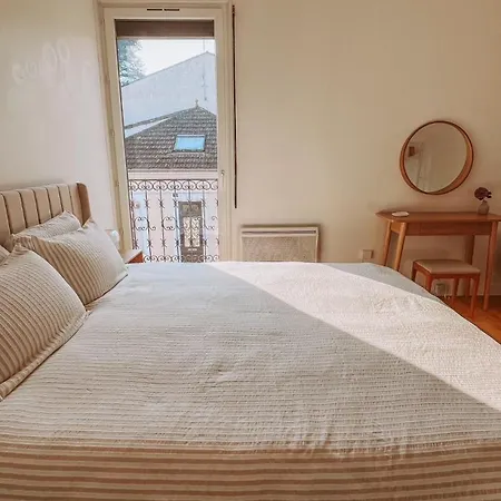 Au Balcon De Marceline - Centre Ville, Parking&climatisation Appartement